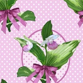 Lady Slipper Pink Medallions