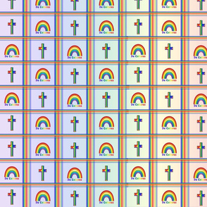 Rainbow Cross DeColores Fabric