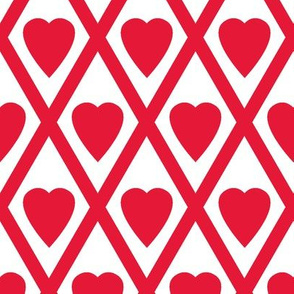 Valentina's Hearts in Red and White