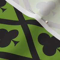 Clover's Clubs in Black and Green