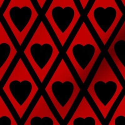 Valentina's Hearts in Black and Red