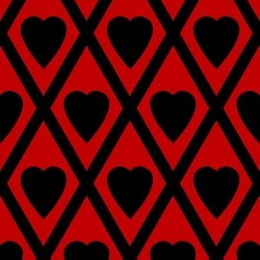 Valentina's Hearts in Black and Red