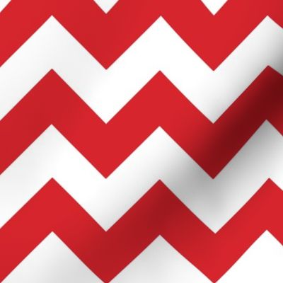 Chevrons Red and White