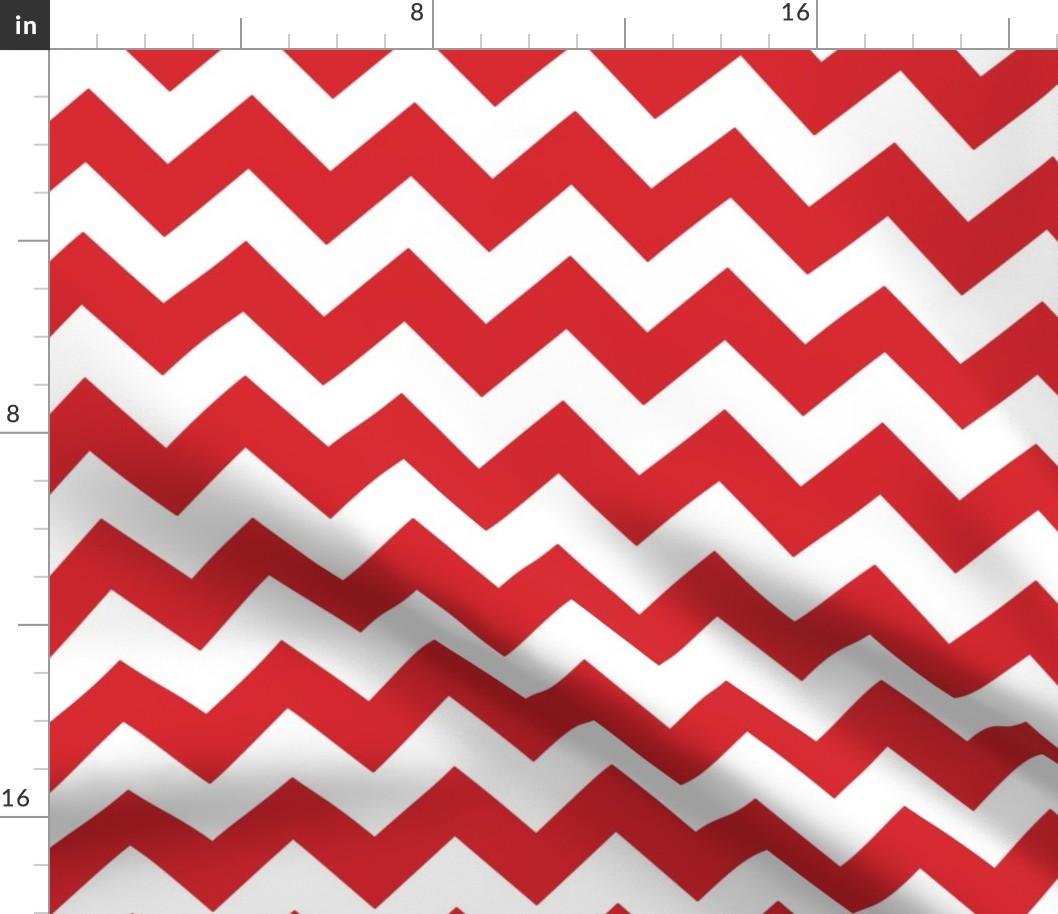 Chevrons Red and White