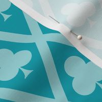 Clover's Clubs in Teal