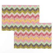 cheater chevron quilt smaller scale