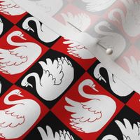 White Swan Checkerboard
