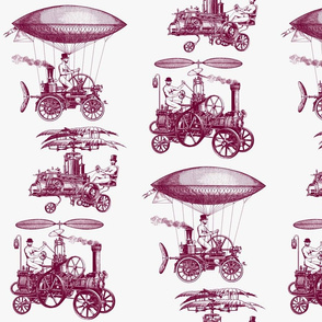 steampunk flying devices