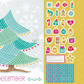 Cut-and-Sew Advent Tree