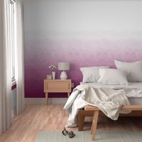 Ombre Clouds and Mural in Raspberry