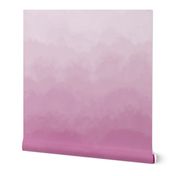 Ombre Clouds and Mural in Raspberry