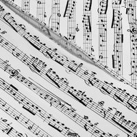 Black and white Music Notes