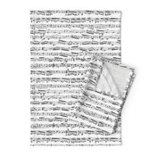 Black and white Music Notes