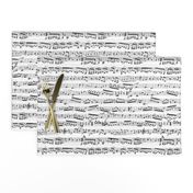 Black and white Music Notes