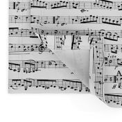 Black and white Music Notes