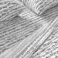 Black and white Music Notes