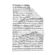 Black and white Music Notes