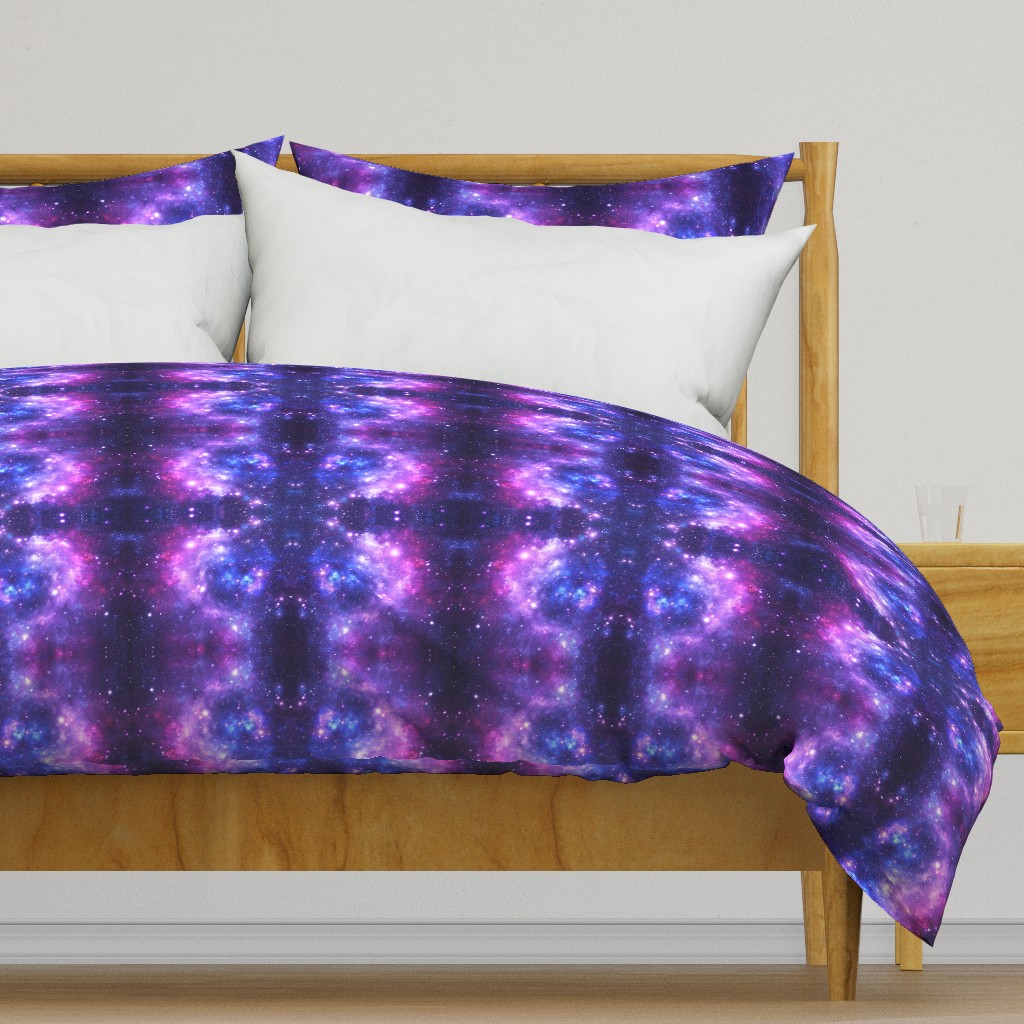 Purple Space Stars (small print)