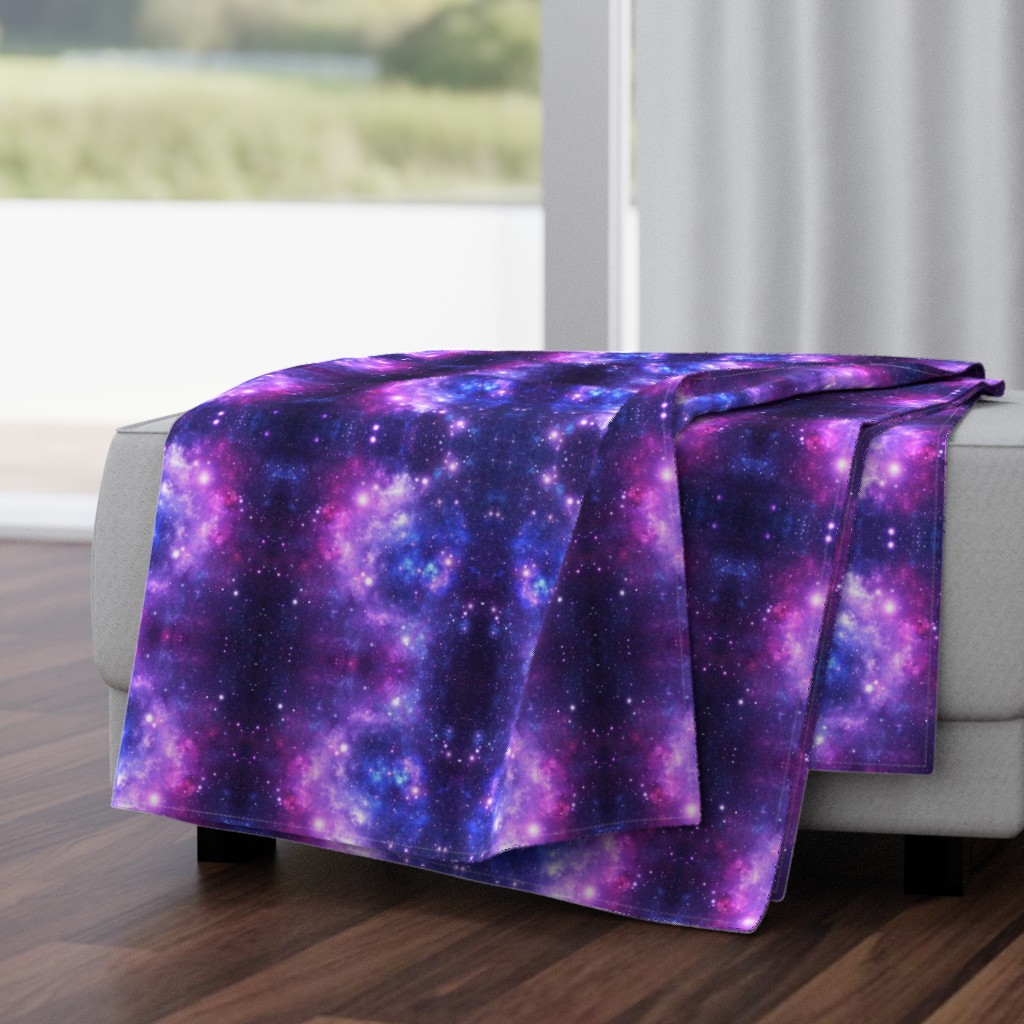 Purple Space Stars (small print)