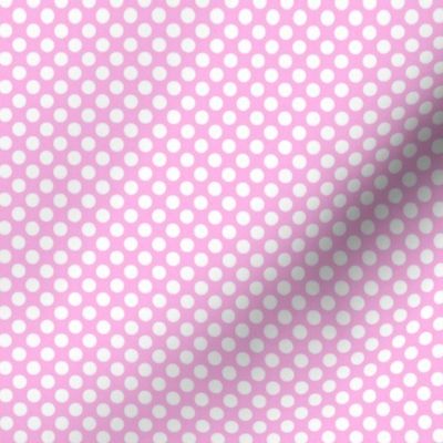 Polka Dots light pink x white