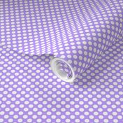 Polka Dots violet x white