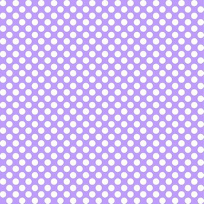 Polka Dots violet x white