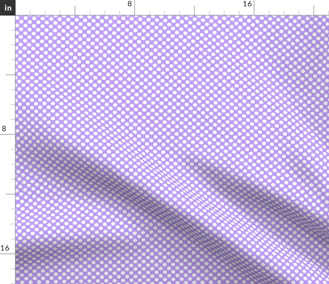 Polka Dots violet x white