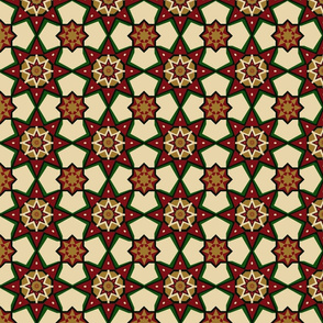 Red and Gold Mosaic