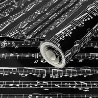 Music Notes on Black