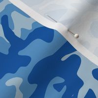 Blue camo army print