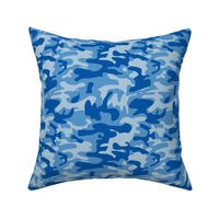 Blue camo army print