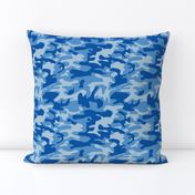 Blue camo army print