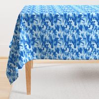 Blue camo army print