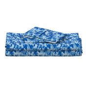 Blue camo army print