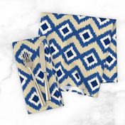 Ikat in Natural and Indigo