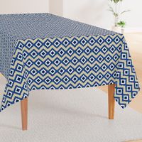 Ikat in Natural and Indigo