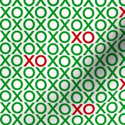 XOXO : green + red : small