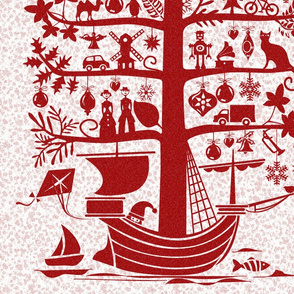 Christmas Tree - Ship Wall Hanging