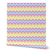 Chevron Sparkle glitter Stripe Multi smallest by Paris Bebe