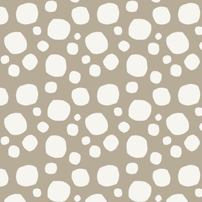 Taupe Dots