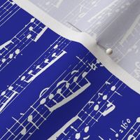 Dark Navy Blue Music notes