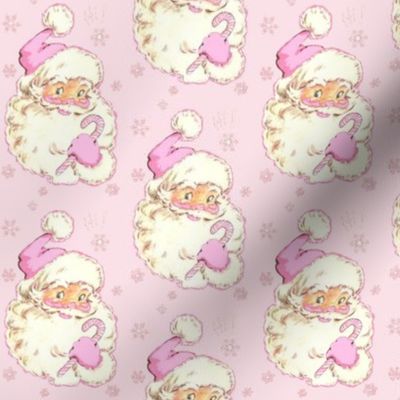 Hi Santa! Christmas Light PINK! Vintage size med