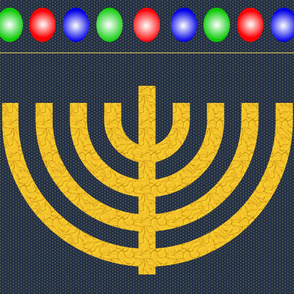 Golden Vine Menorah Hanging