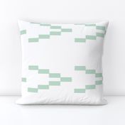 Ikat Arrows - Emerald on White