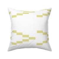 Ikat Arrows - Mustard on white