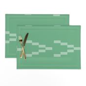 Ikat Arrows - White on Emerald