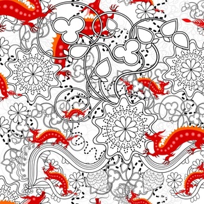 Flower Dragons