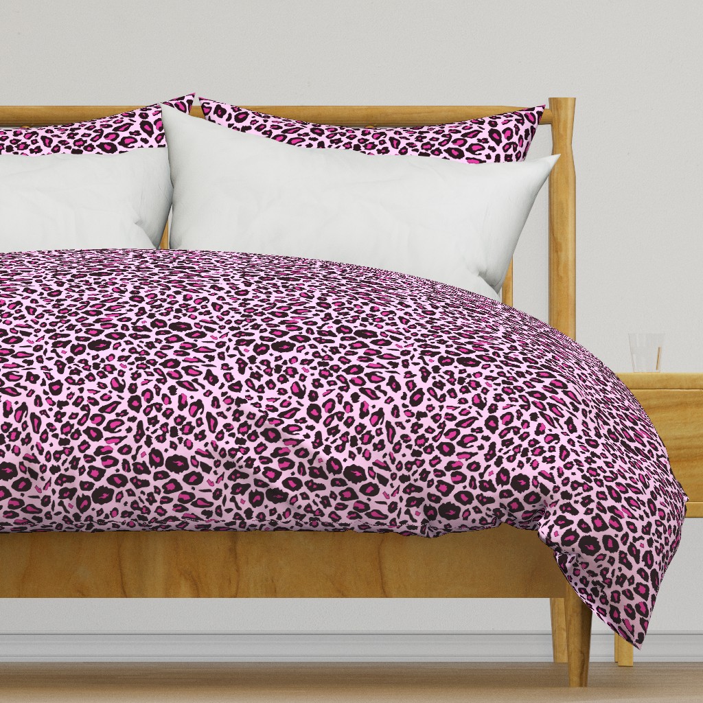 Pink Leopard print pattern