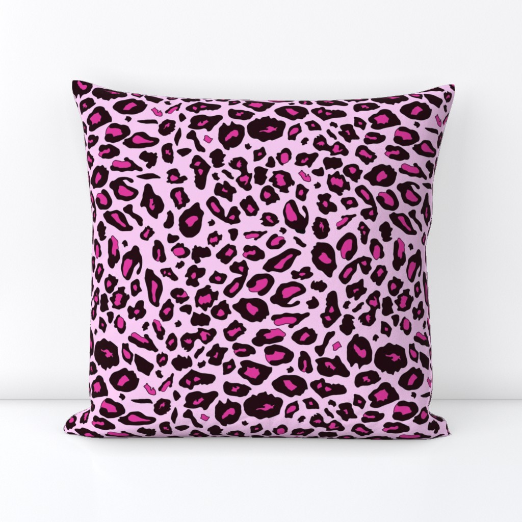 Pink Leopard print pattern