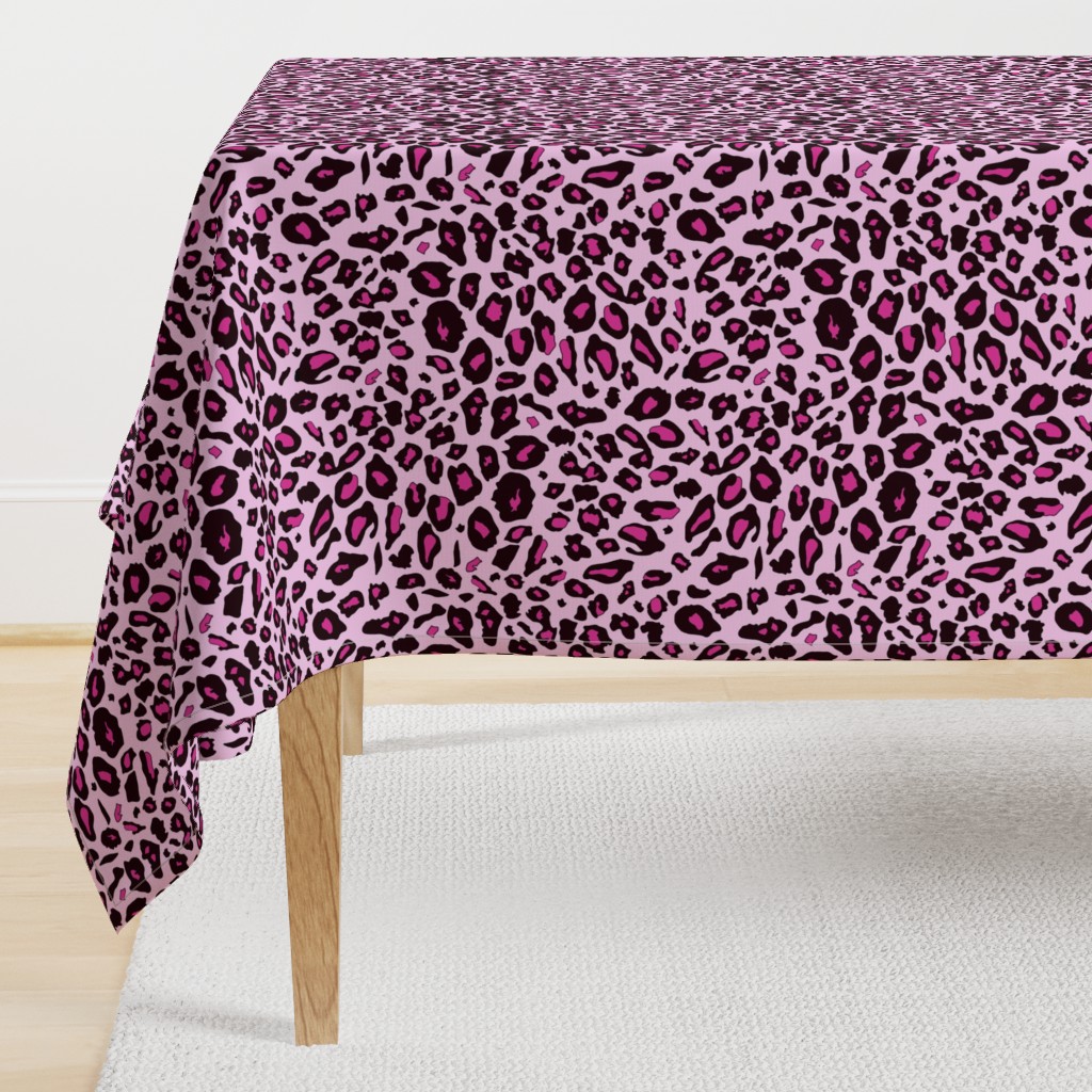 Pink Leopard print pattern